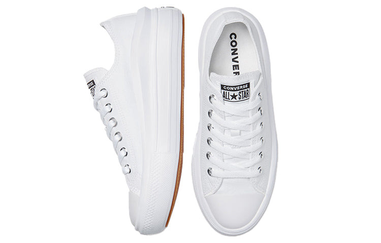 (WMNS) Converse Chuck Taylor All Star Move Low 'White' 570257C - 5