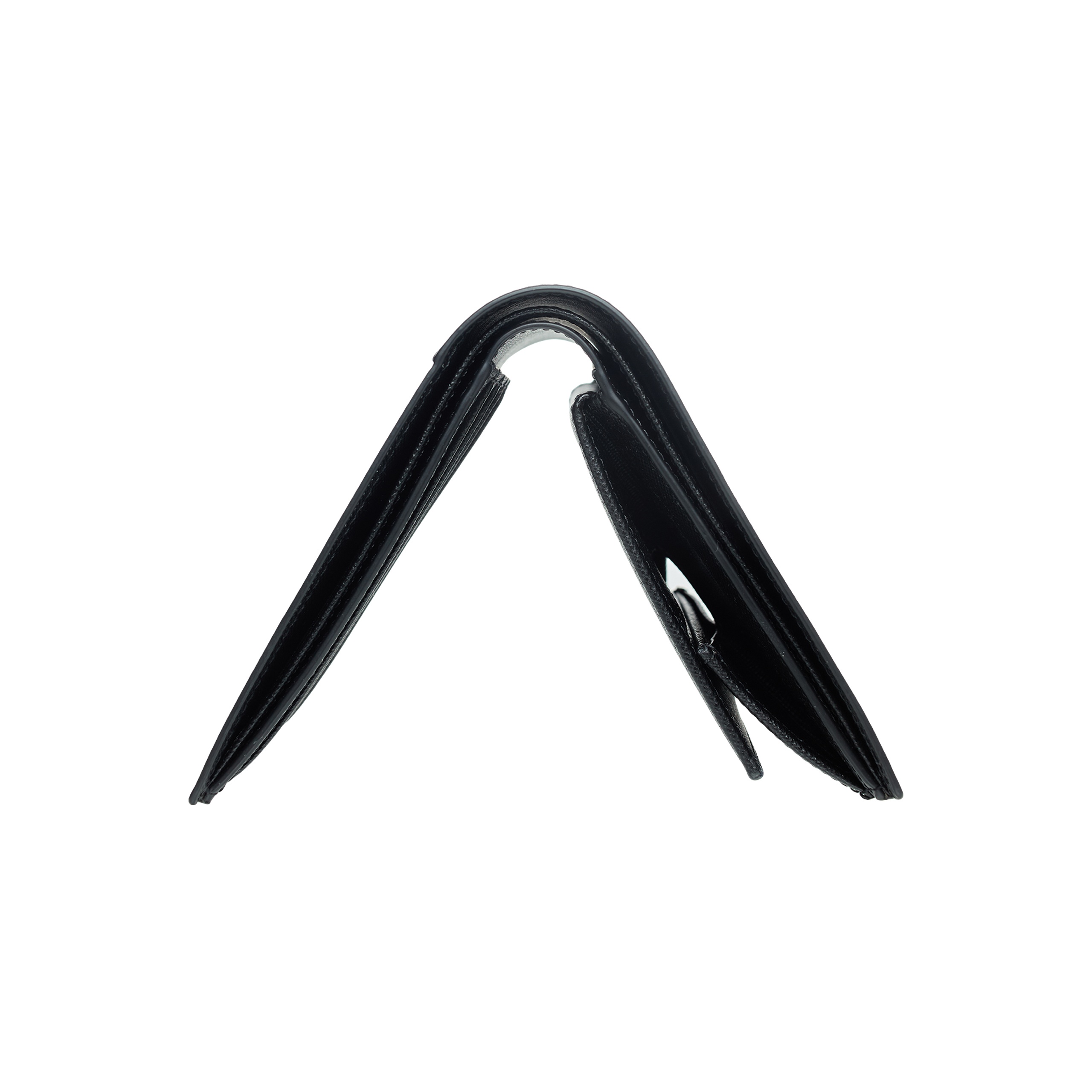 BLACK LEATHER WALLET - 5