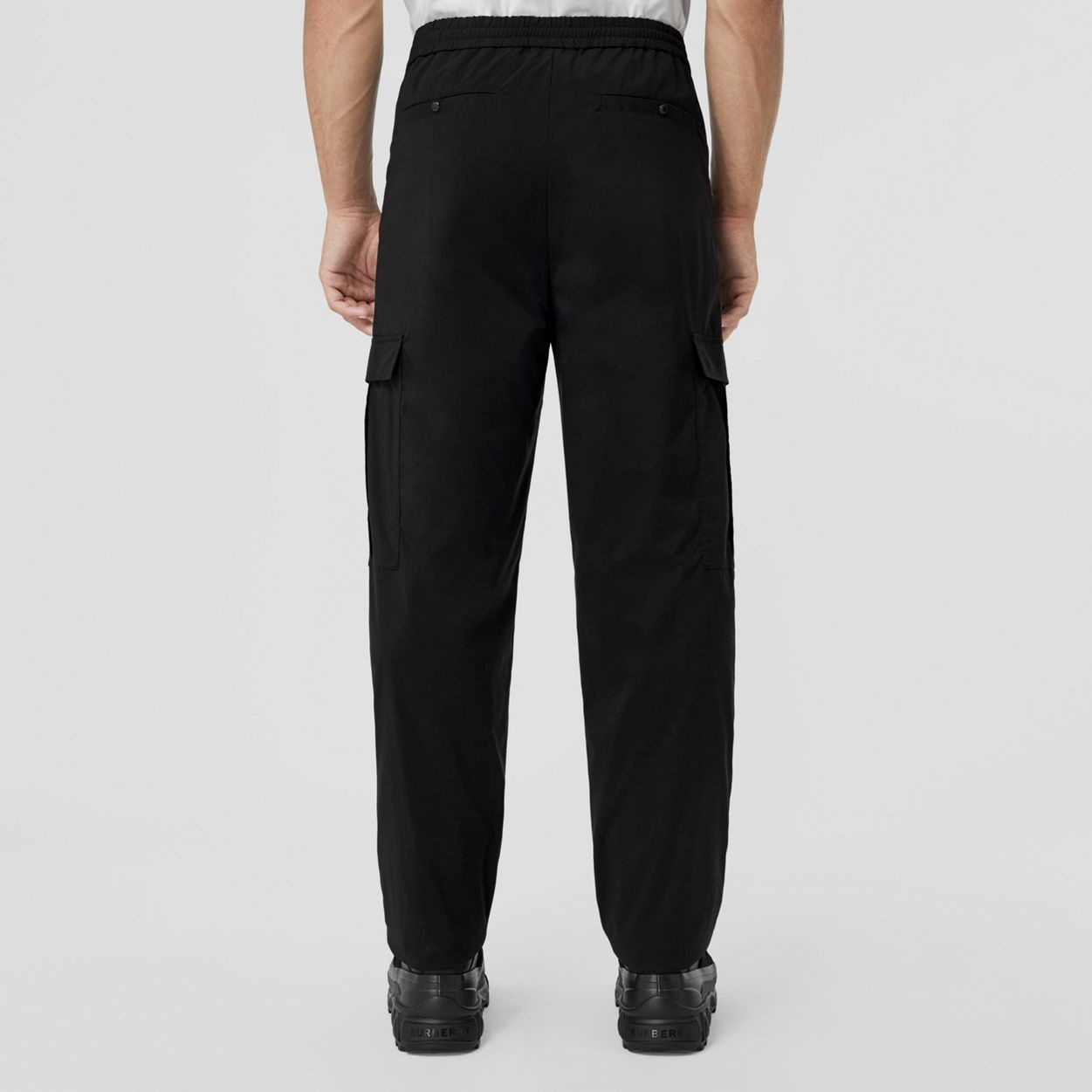 Logo Detail Cargo Trousers - 4