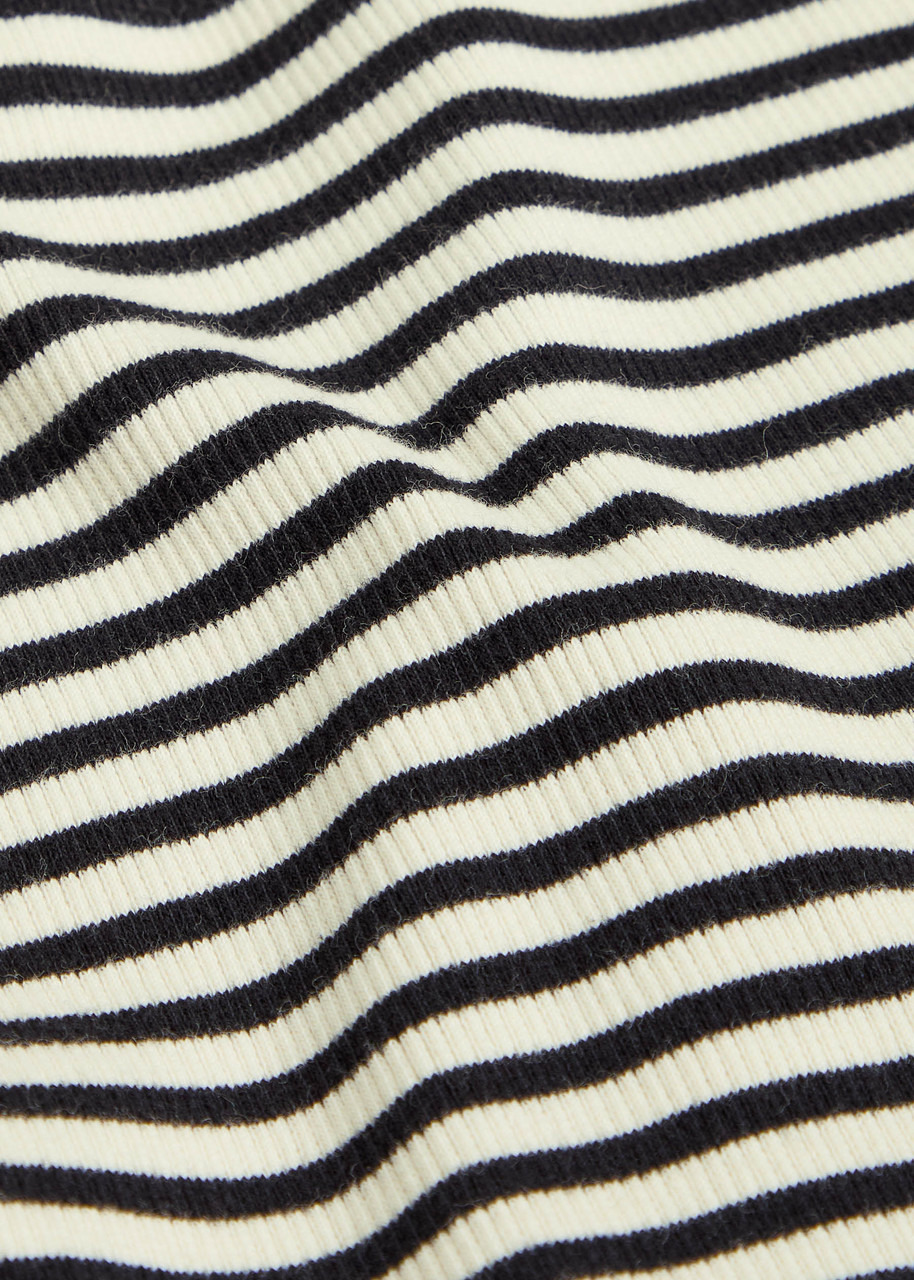 Anine Bing Alessia Striped Stretch-cotton Tank - 5
