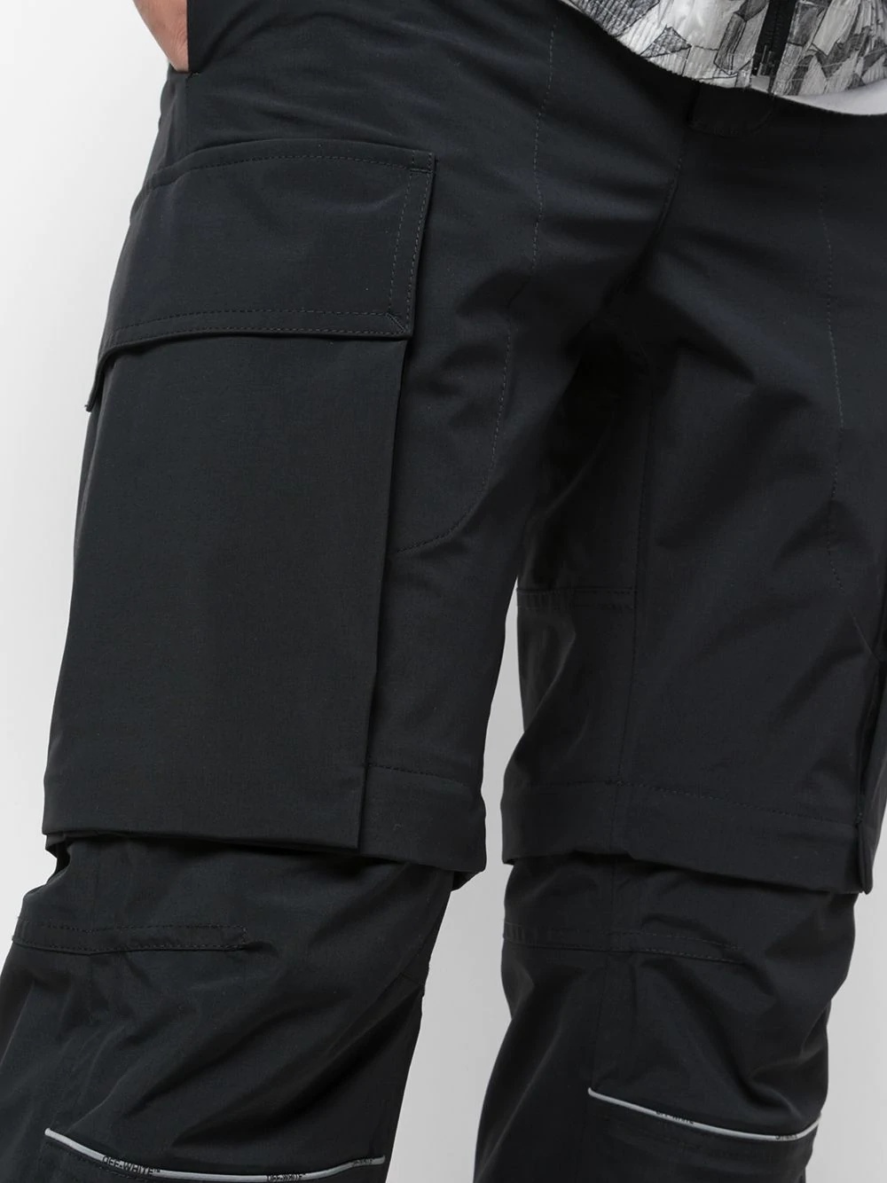 contrast piping detailed trousers - 5