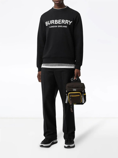 Burberry Logo Print Cotton Sweatshirt outlook