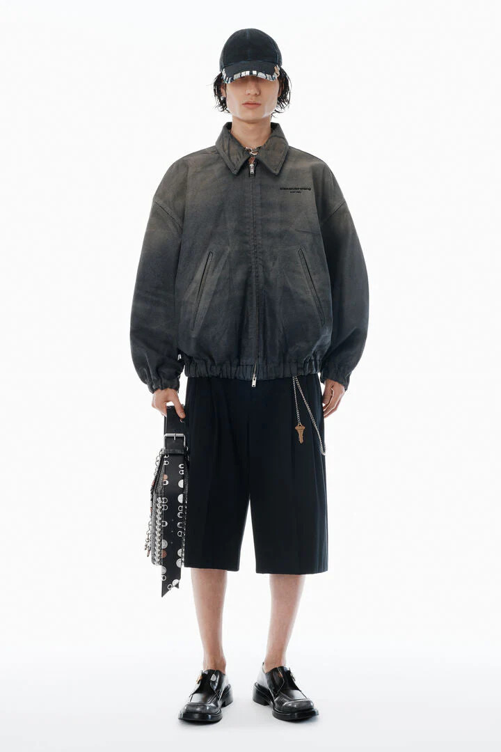Leather Trompe L'Oeil Jacket - 2