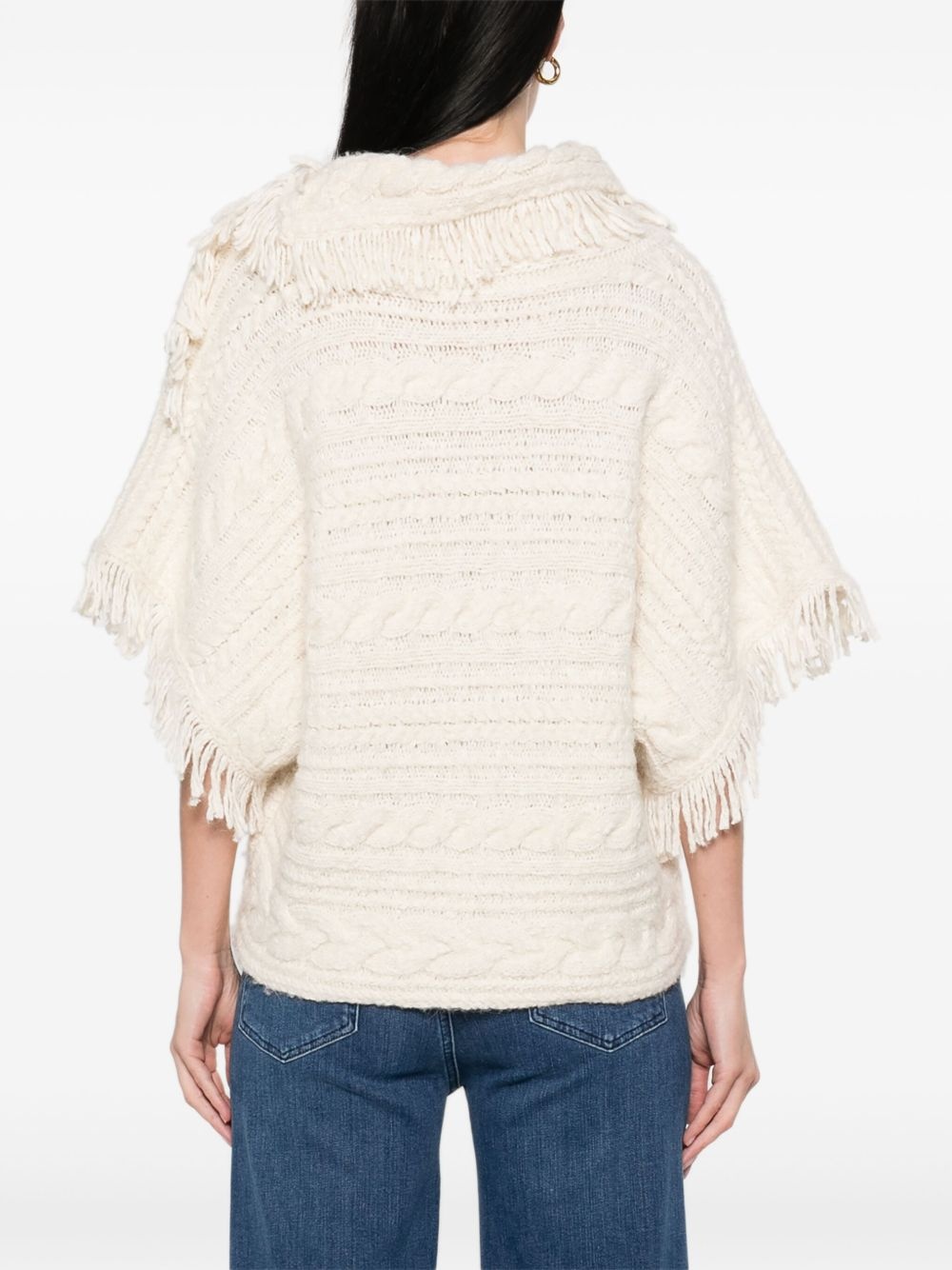 Blanche poncho - 4