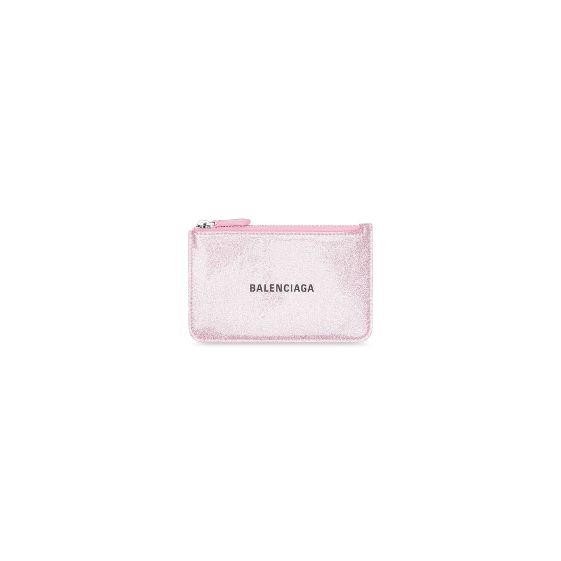 Women's Cash Large Long Coin And Card Holder In Sparkling Fabric  in Pink - 1