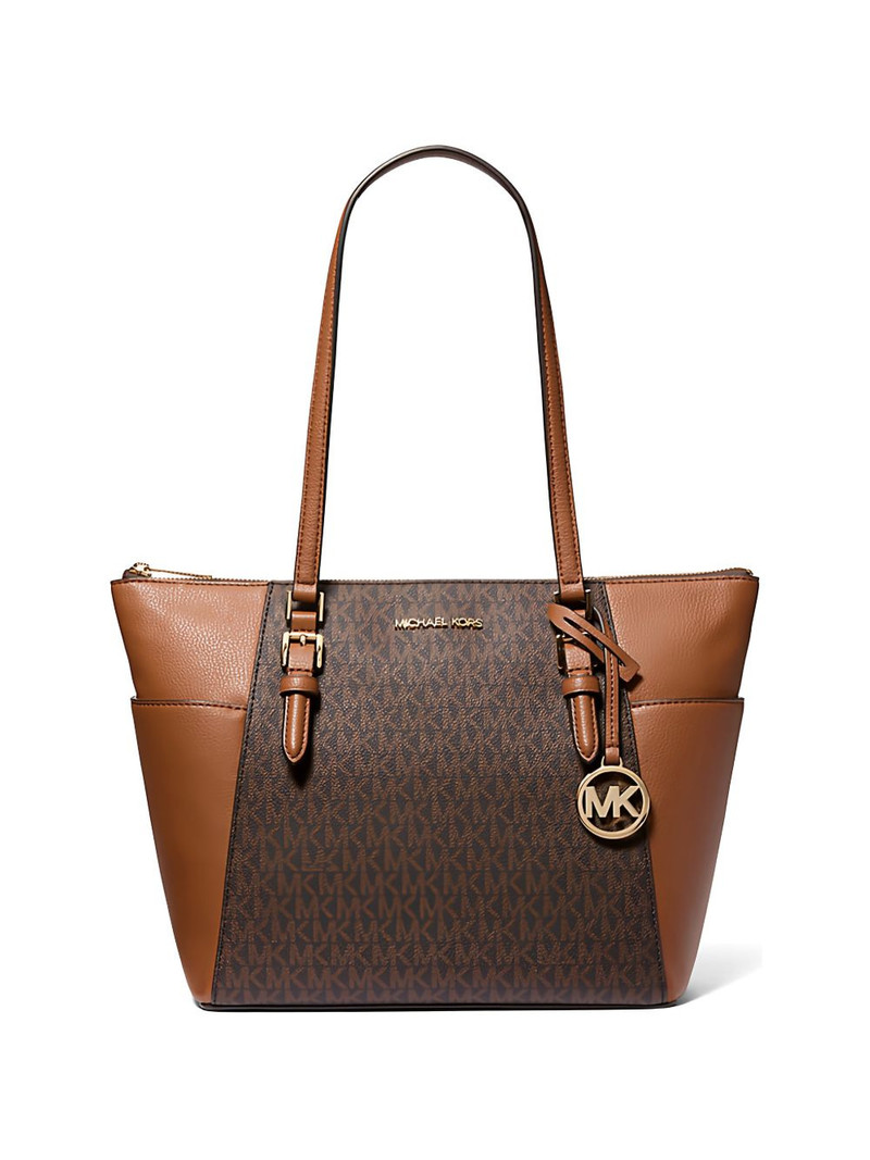 large Charlotte monogram-print tote bag 1