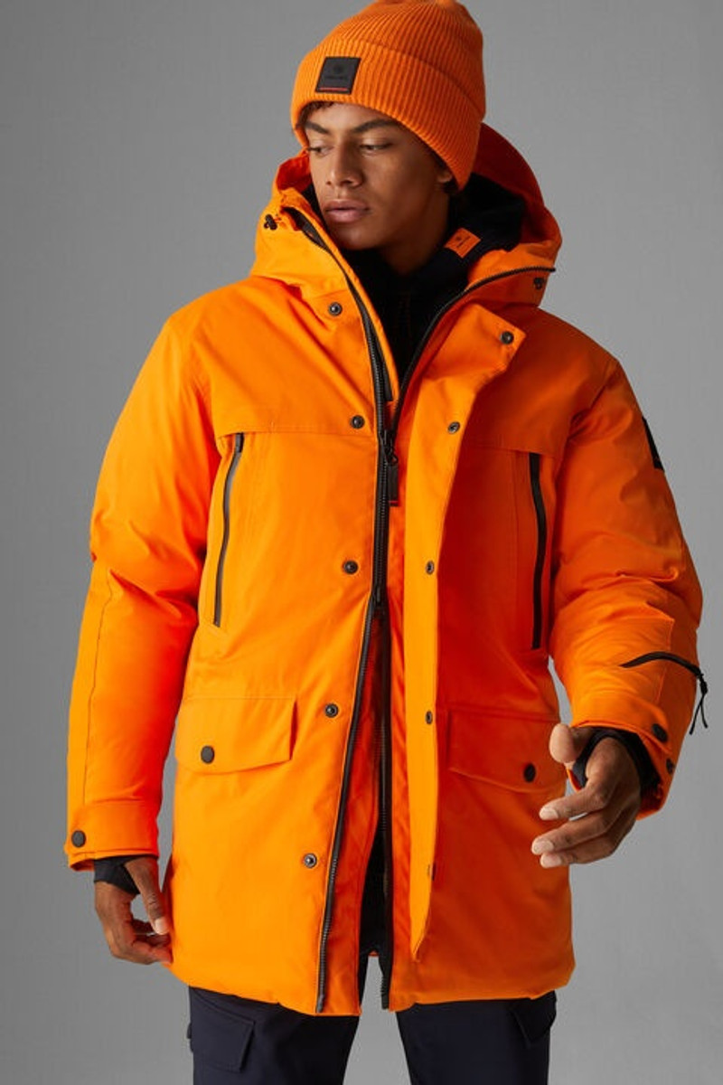 Jesper functional parka in Orange 2