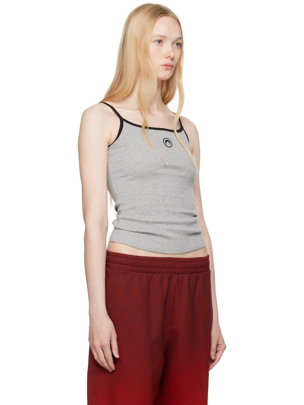 Gray Moon Logo Jersey Tank Top - 2