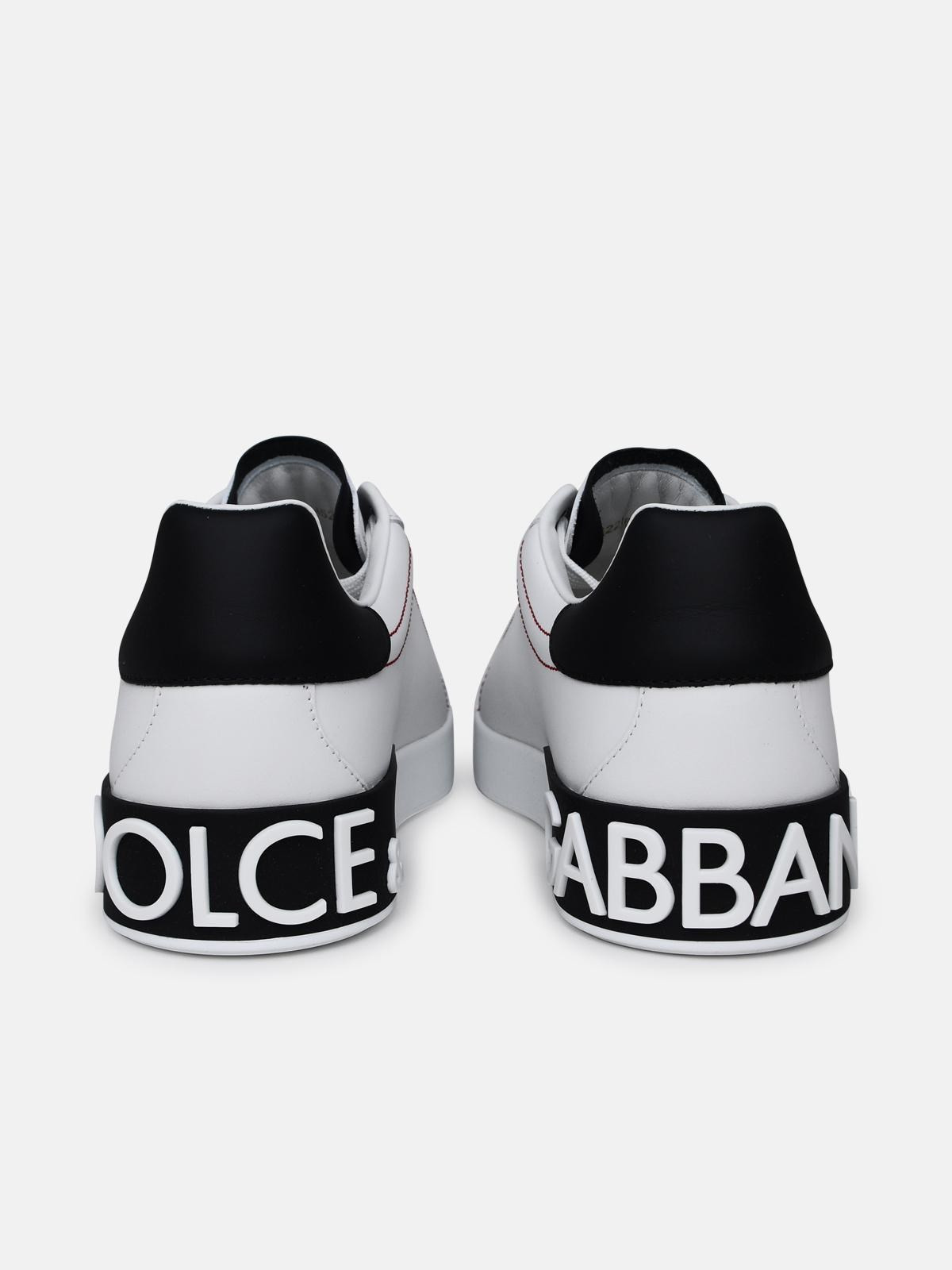 Portofino white leather sneakers - 4