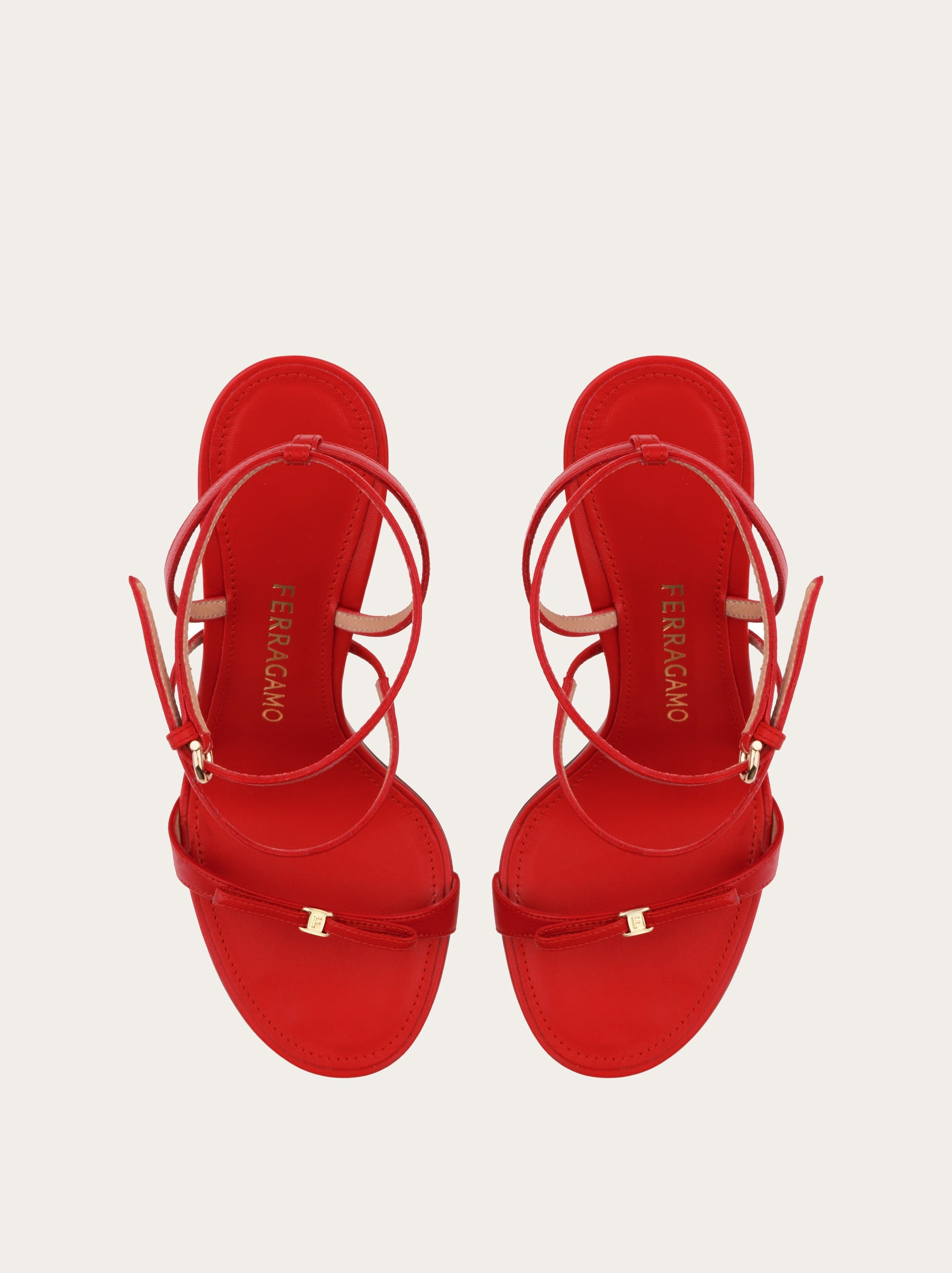 Strappy sandal with mini bow - 3