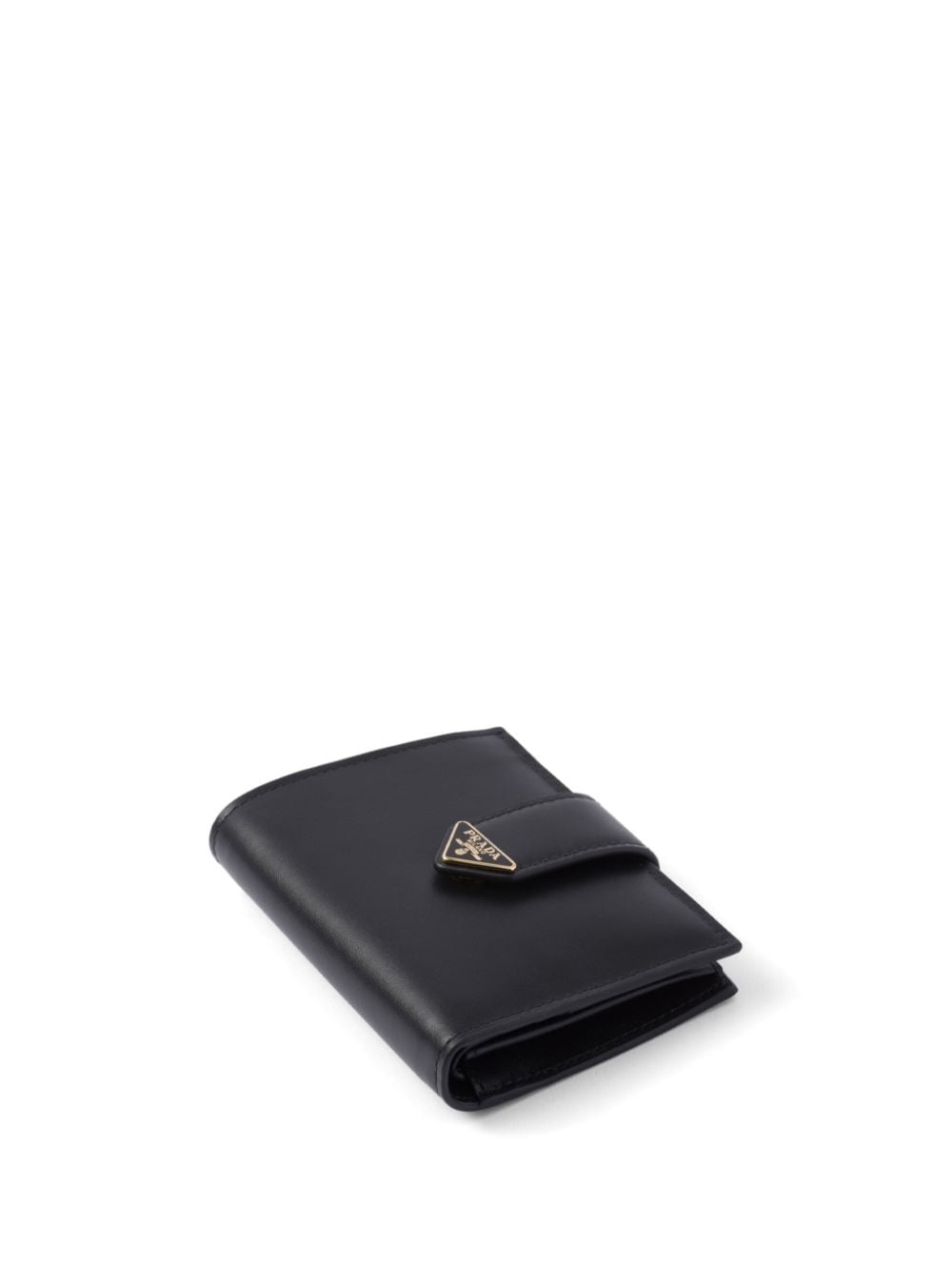 triangle-logo leather wallet - 3