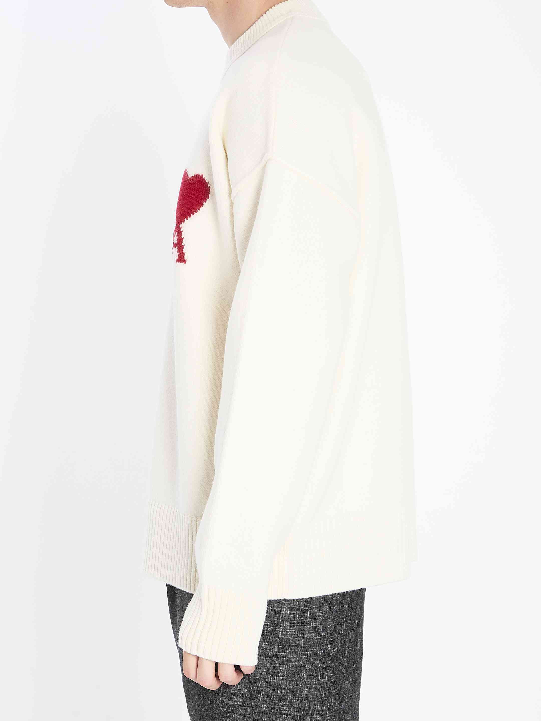 Ami Paris Men Ami De Coeur Sweater - 3