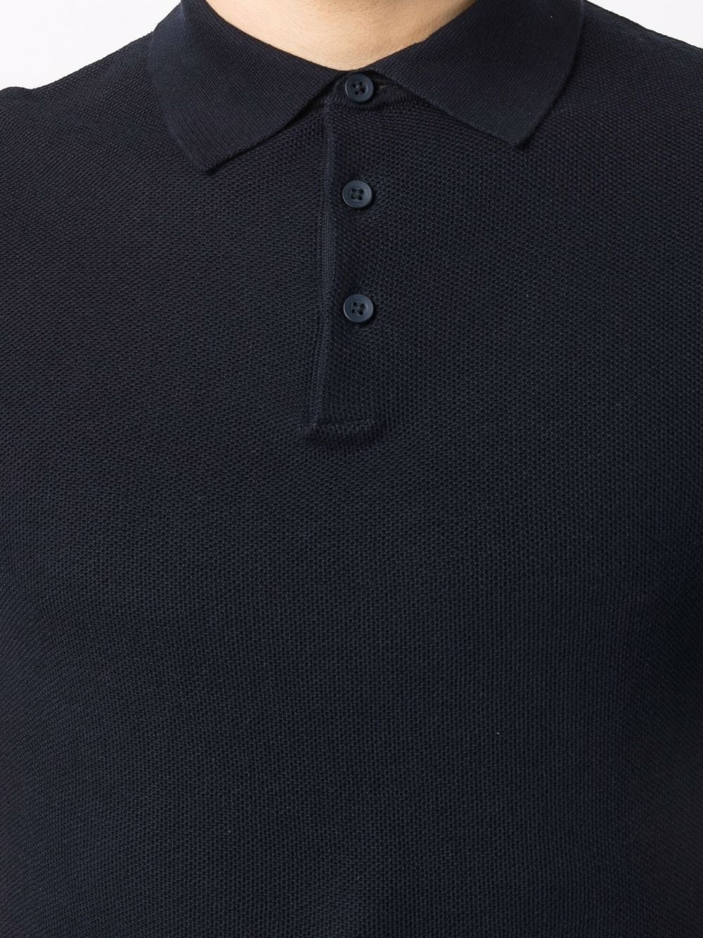 short-sleeved cotton polo shirt - 5