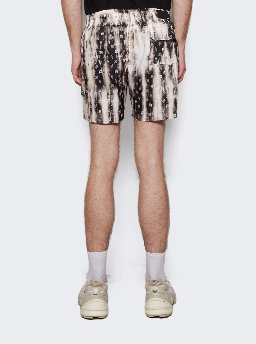 Bleached MA Paisley Swim Shorts Black - 5