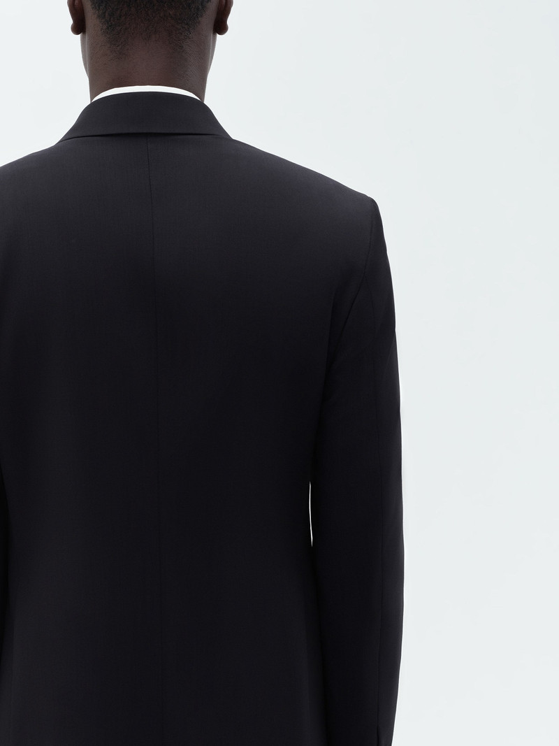 DOUBLE BREAST BLAZER-BLACK 12