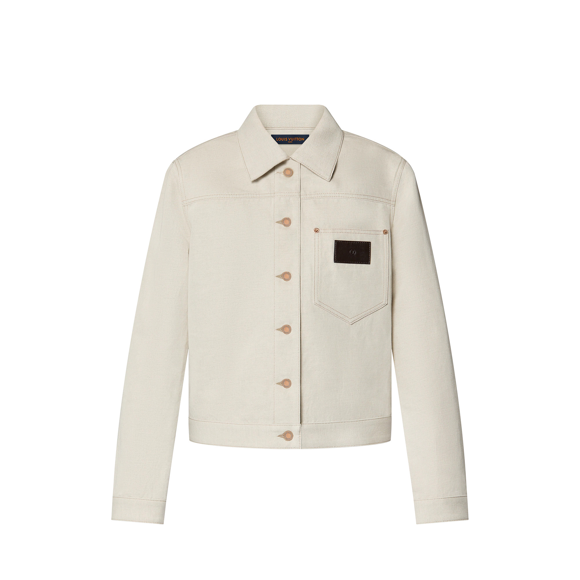 Patch Pocket Gabardine Jacket - 1