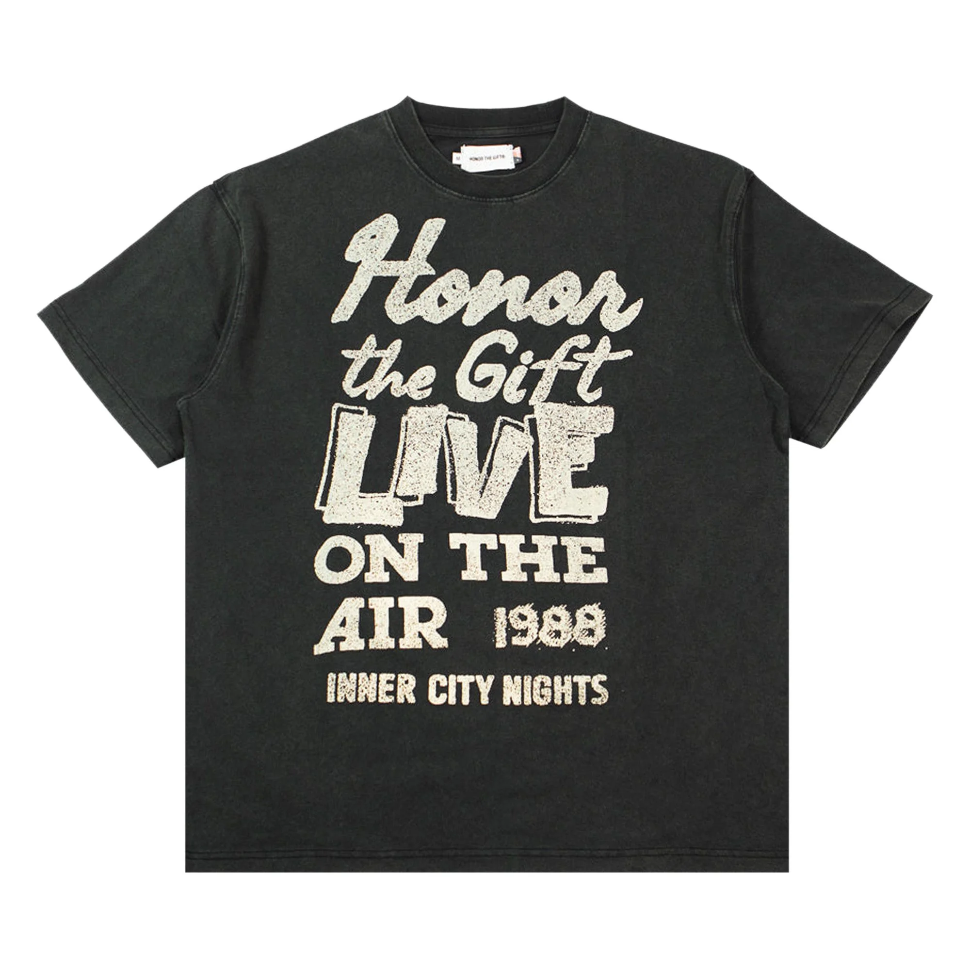 Honor The Gift Live On The Air T-Shirt 'Black' - 1