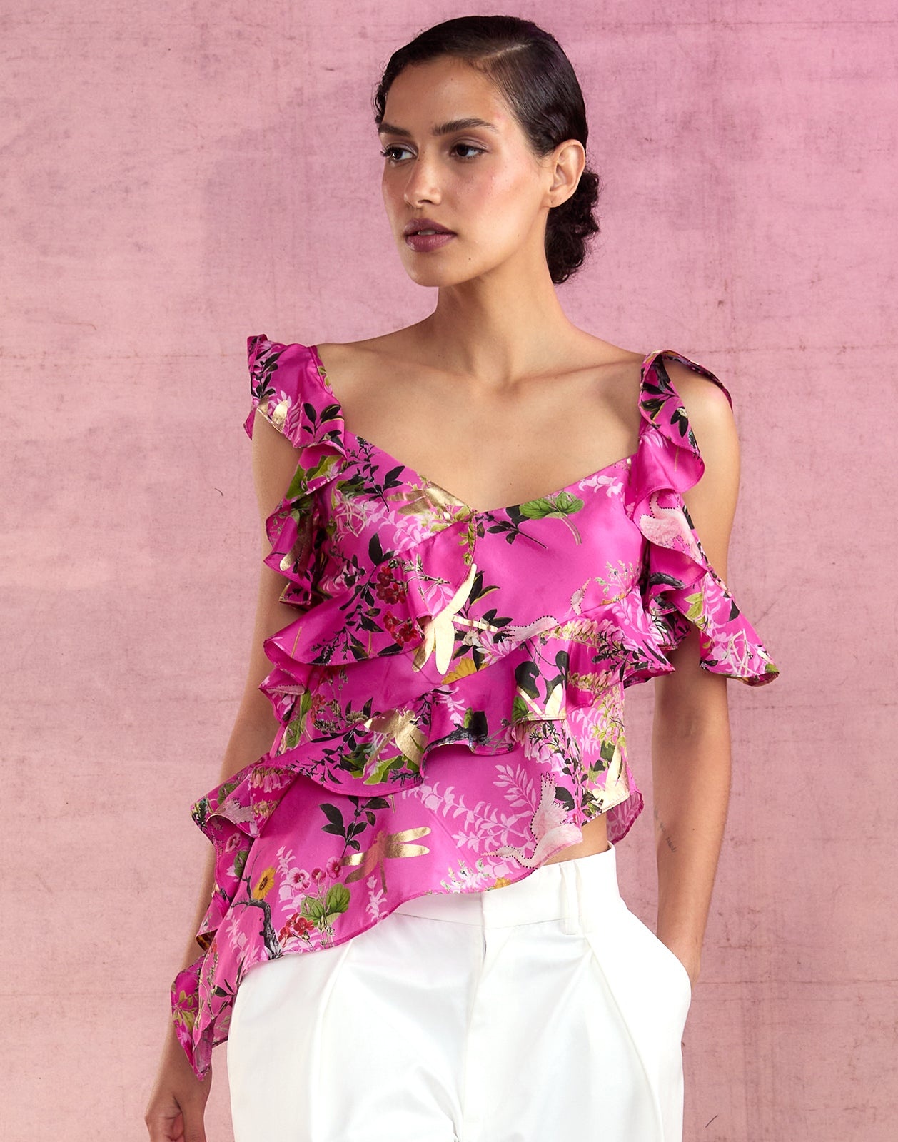 Secret Garden Silk Top - 3