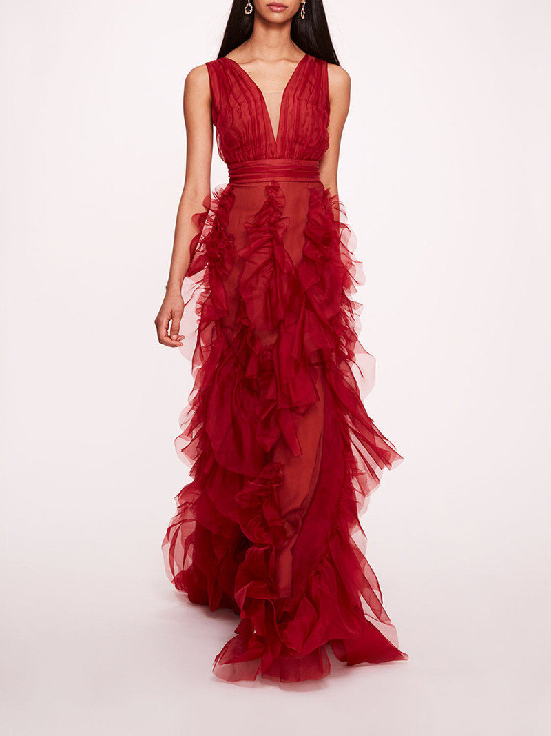 MATTE ORGANZA GOWN 1