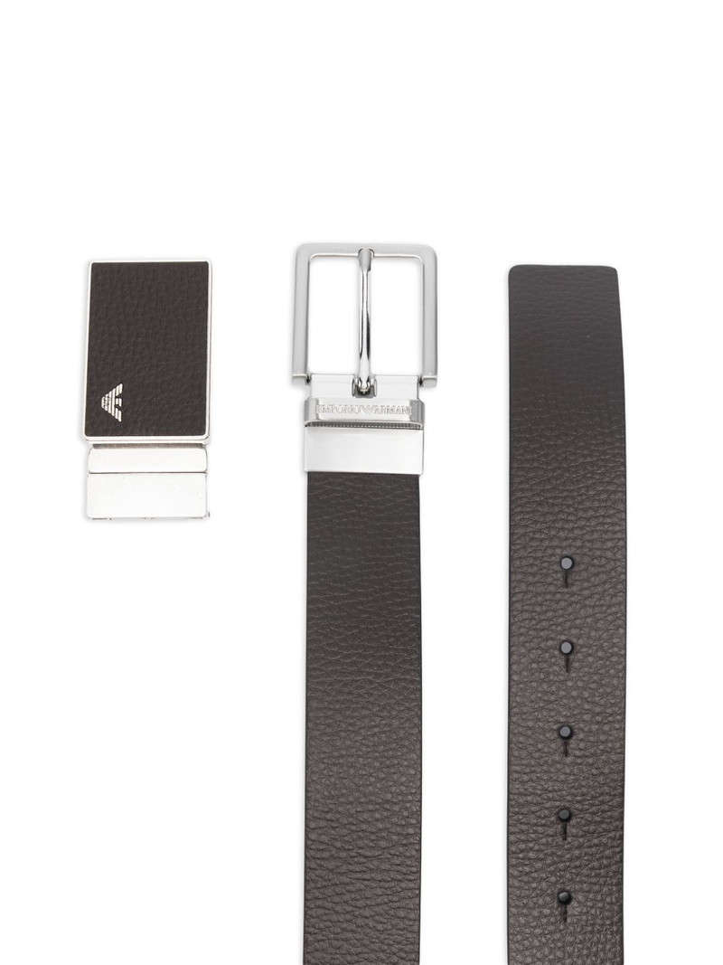 EMPORIO ARMANI buckle-detail belt outlook