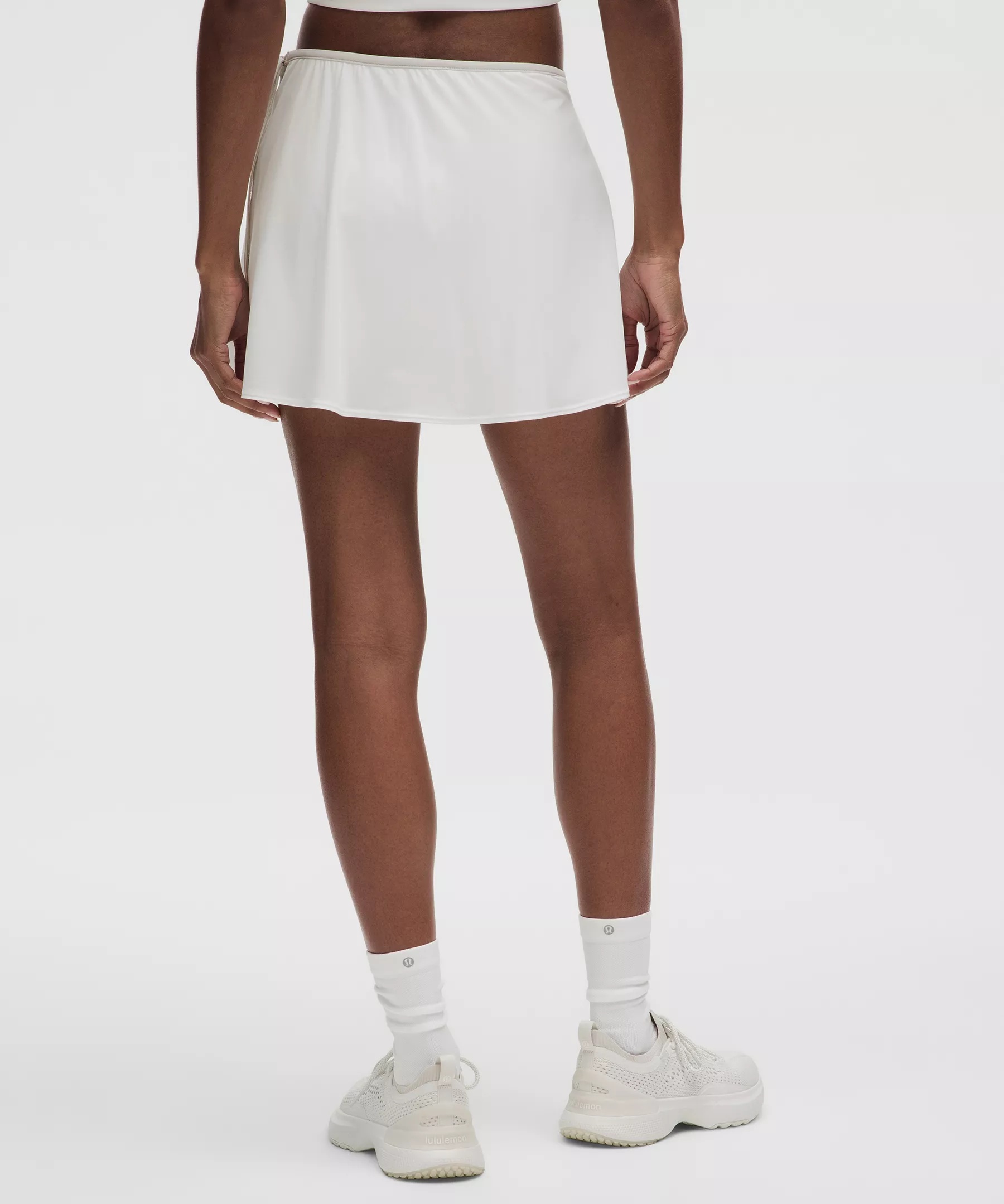 Wrap-Front Mid-Rise Tennis Skirt - 4