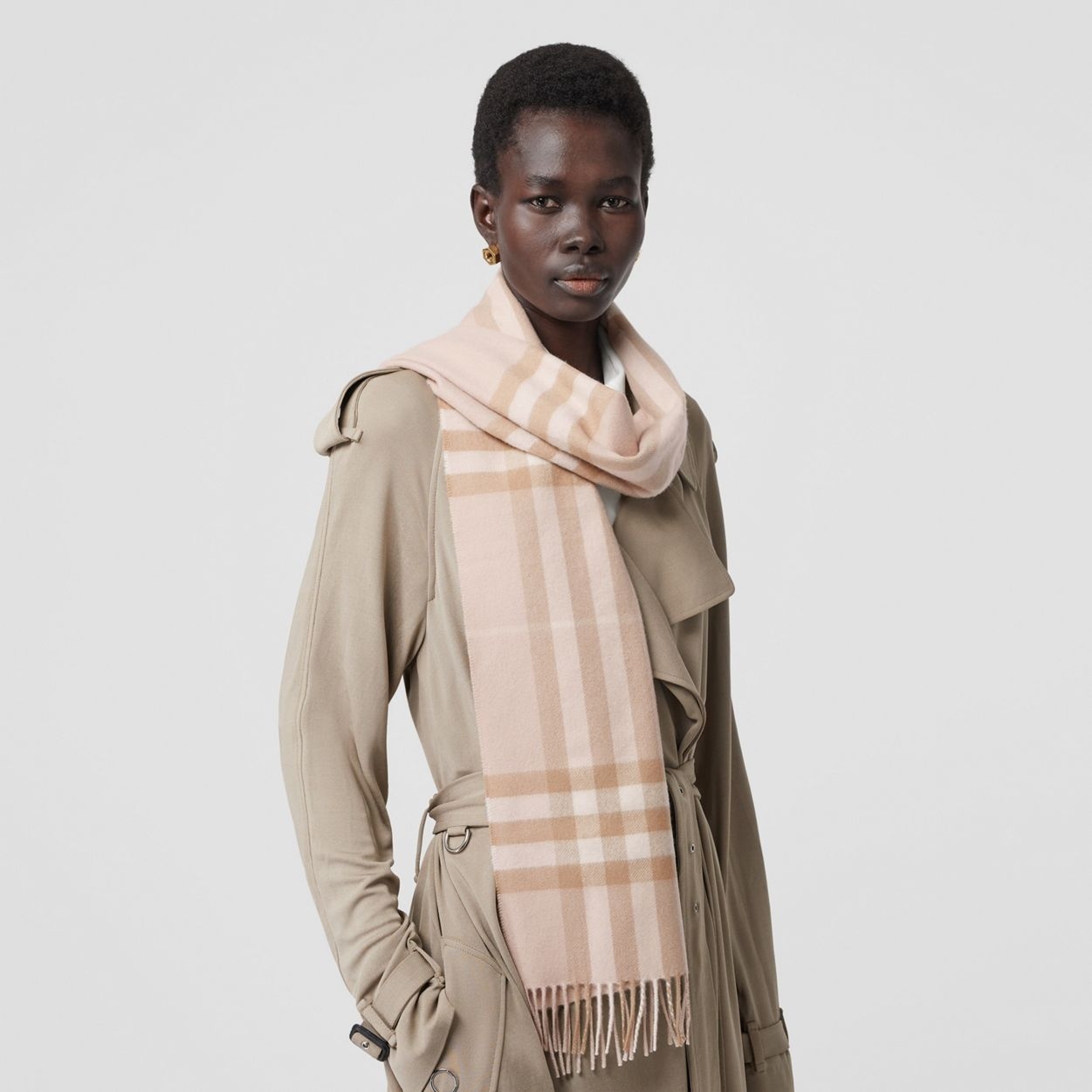 The Classic Check Cashmere Scarf - 3