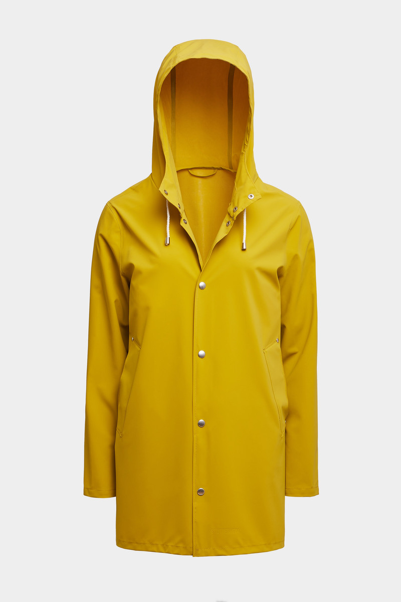 Stockholm Lightweight Matte Raincoat Gold 1