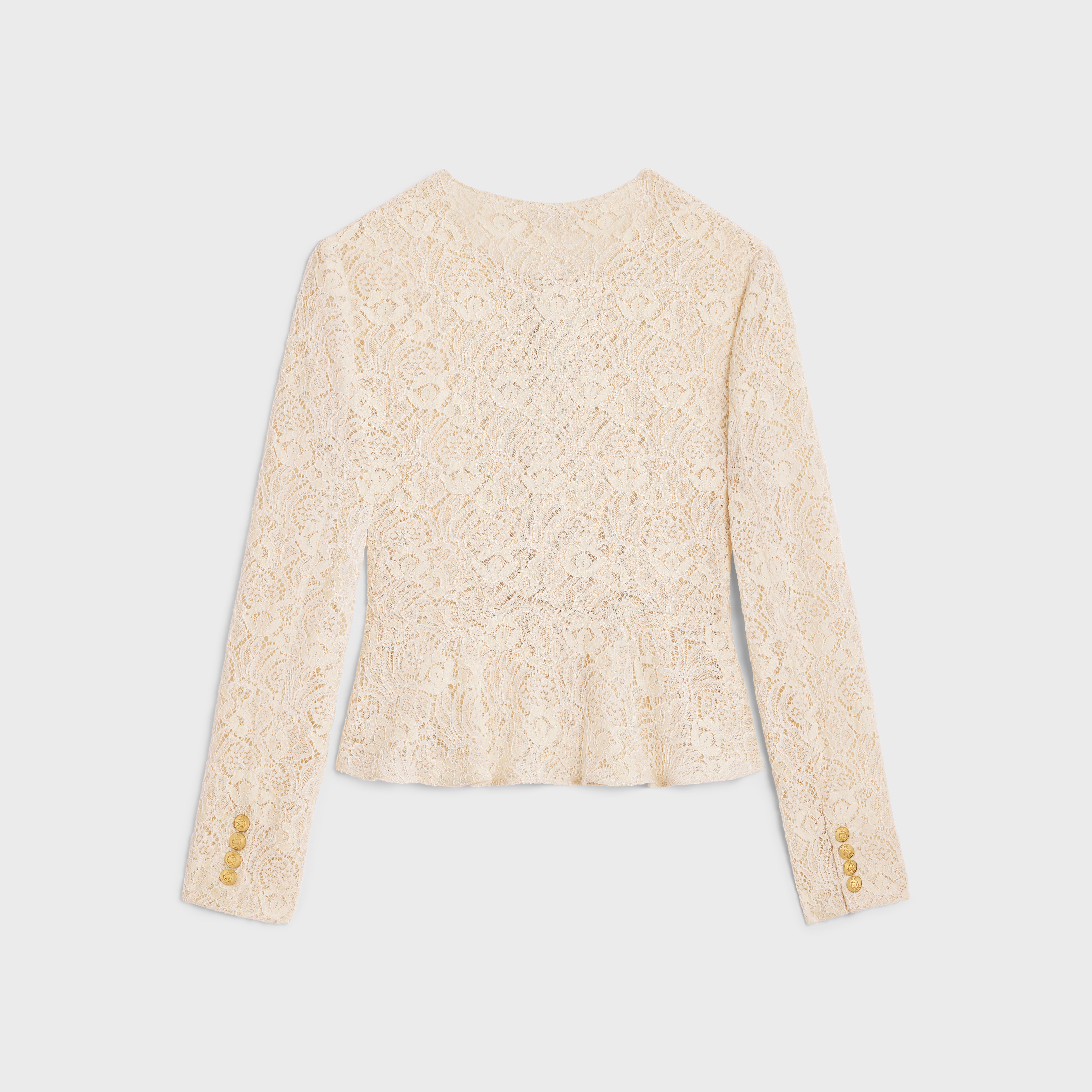 ジャケット Celine Celine Chelsea Crew-Neck Blazer CELINE chelsea jacket in lace | REVERSIBLE