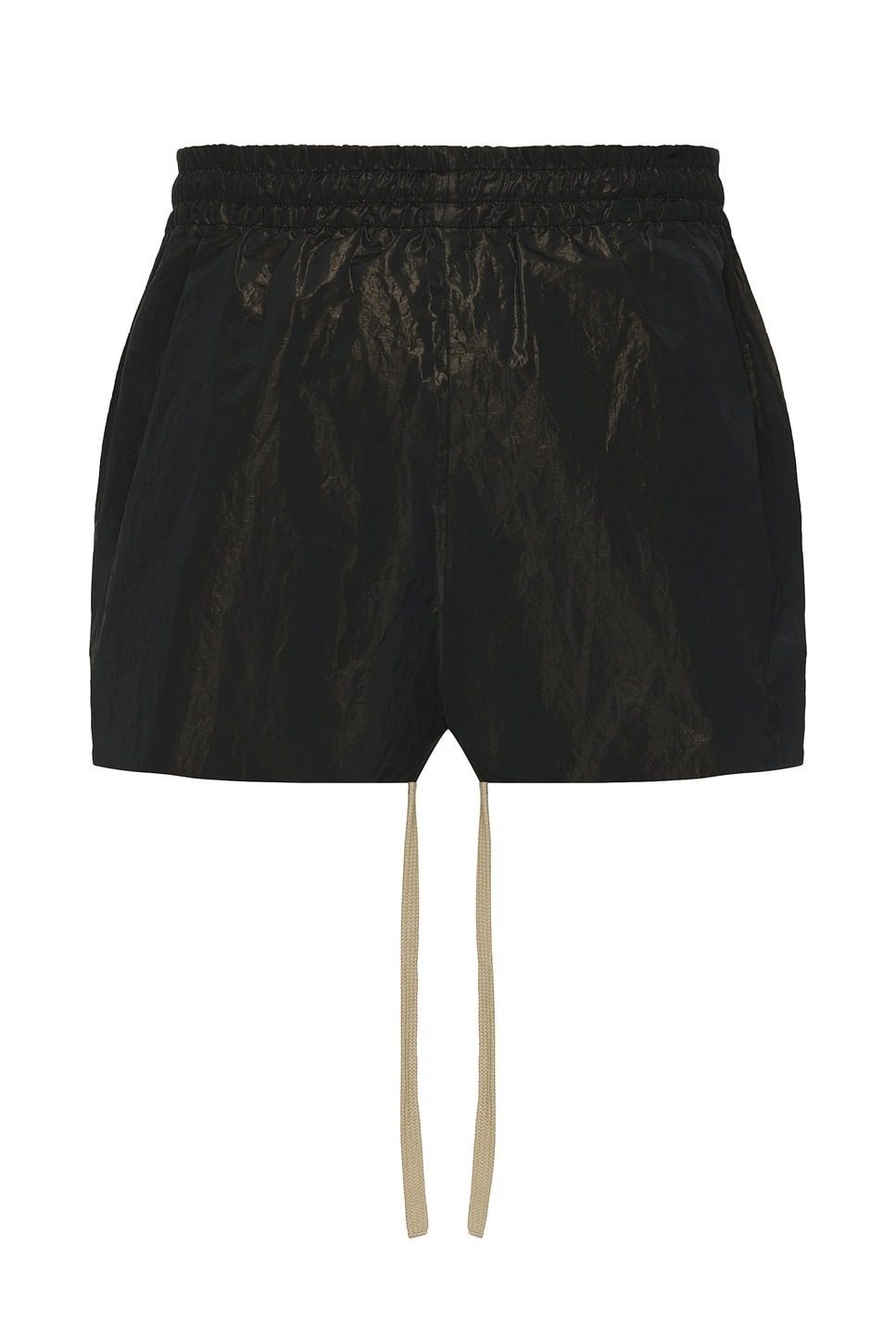 Wrinkled Polyester Running Short - 2