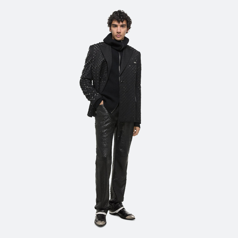 Helmut Lang HOLE-PUNCHED CAR BLAZER outlook