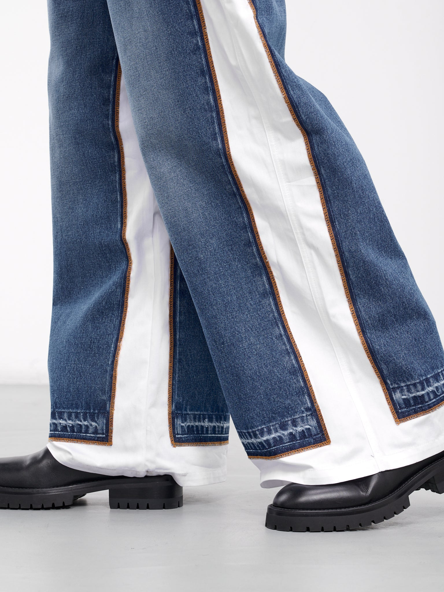 Denim Jean Detailed Pants - 5