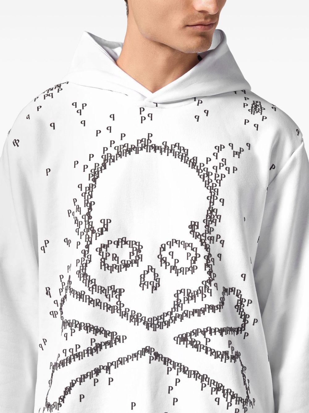 Skull-print hoodie - 5