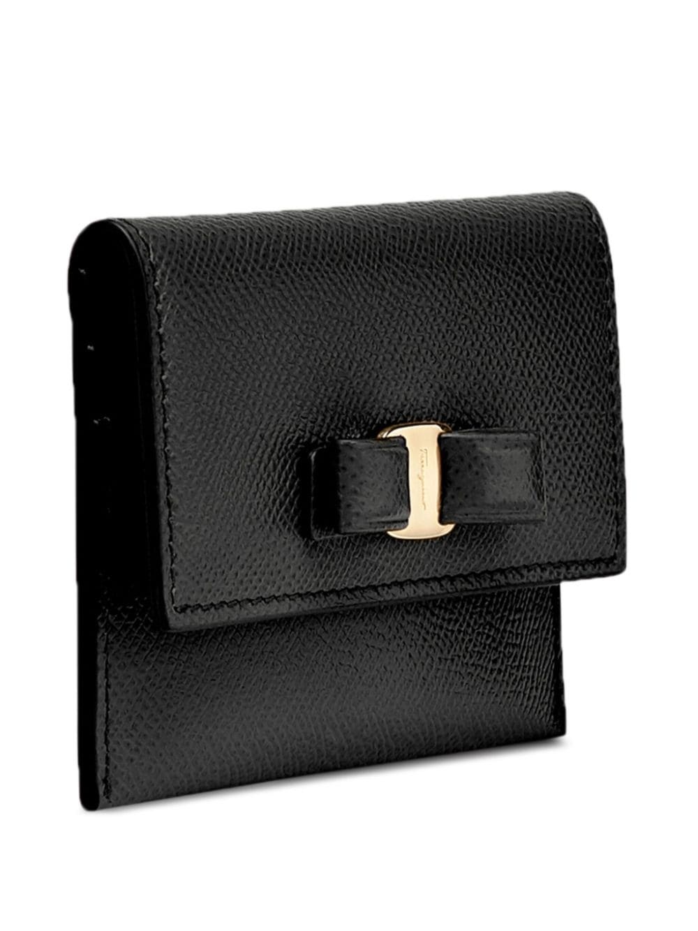 Vara bow-detail leather wallet - 3