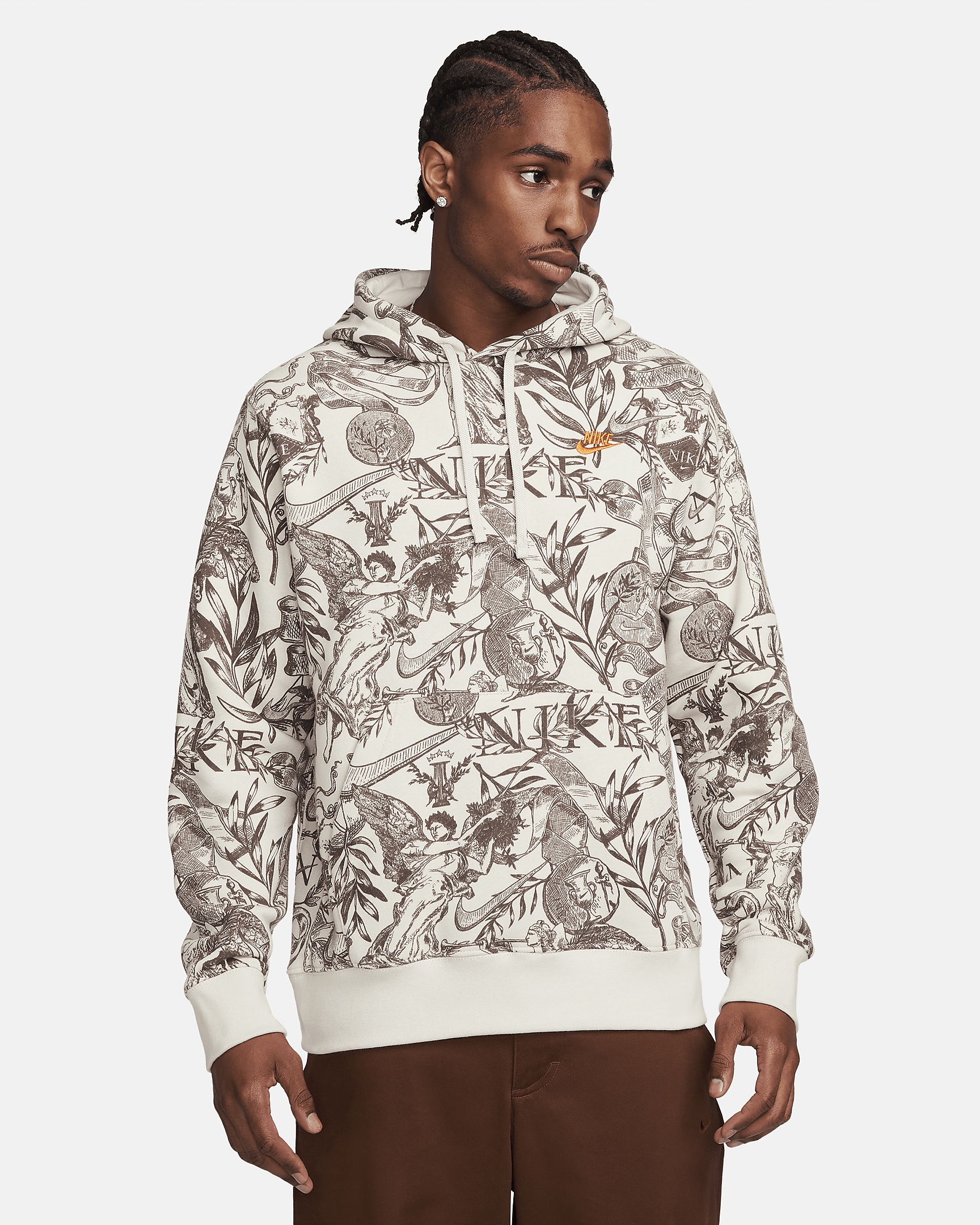 Nike Sportswear Club Fleece Men's Pullover Printed Hoodie - 1