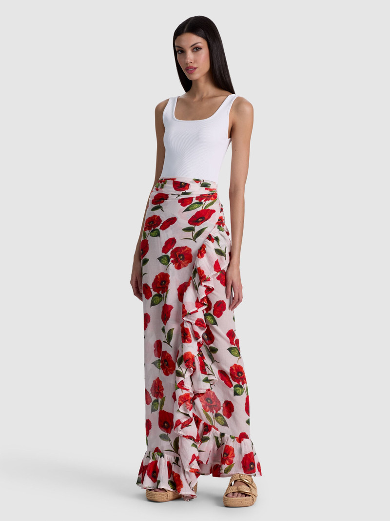 A+O X CONIGLIO PALM BEACH PAREO - SUMMER POPPY 6