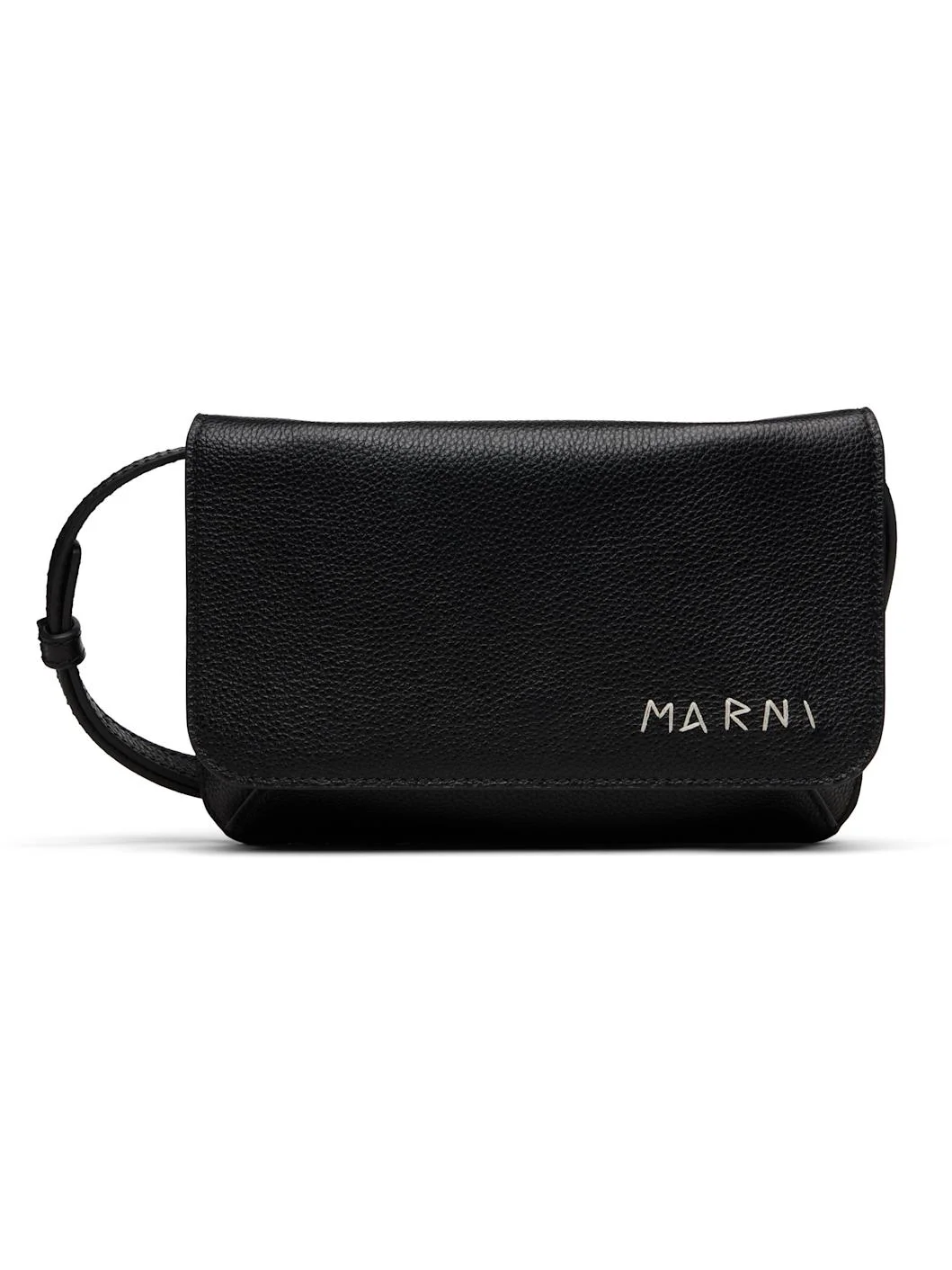 Black 'Marni Mending' Embroidery Shoulder Bag - 1