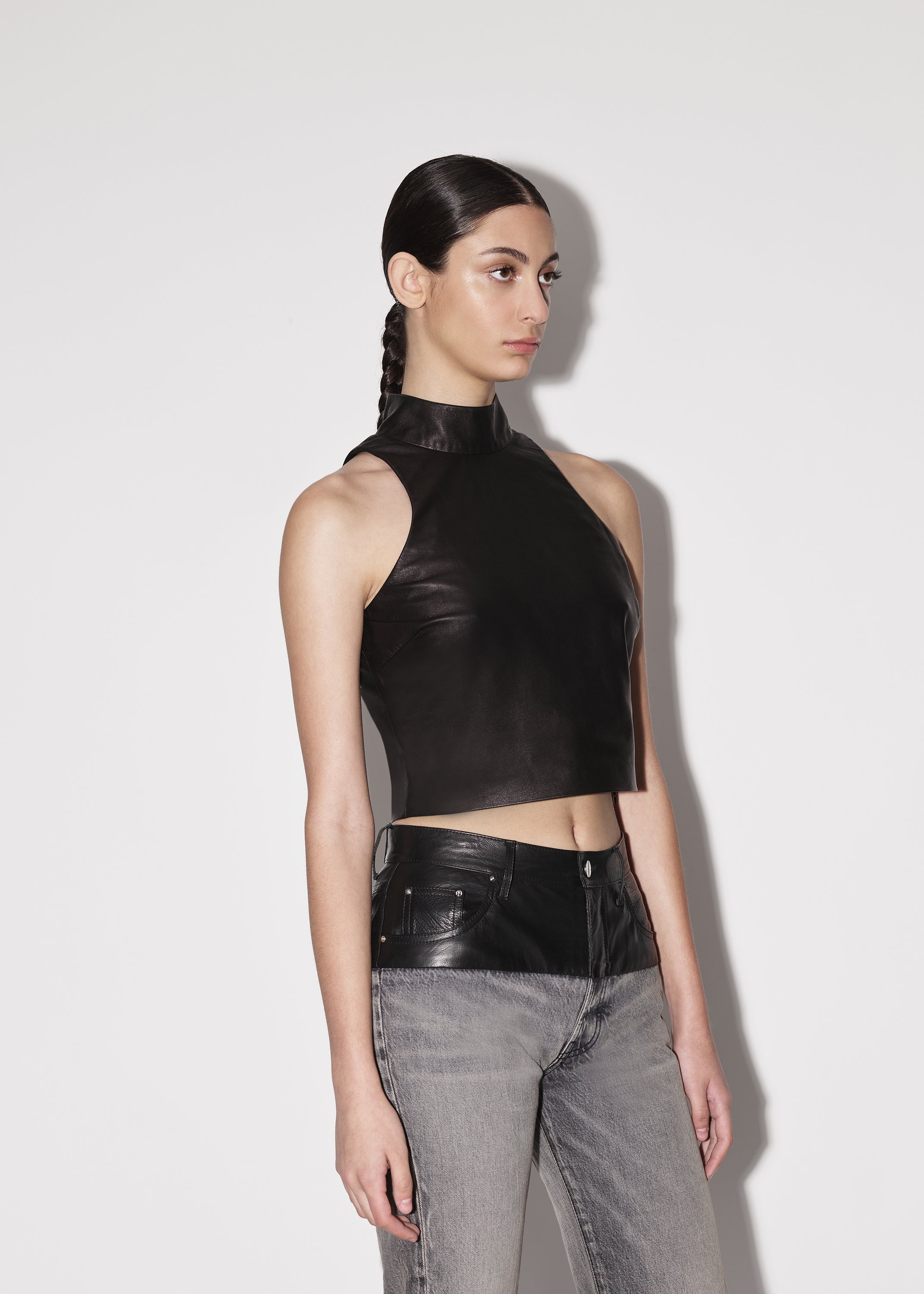 CROPPED MOCK NECK - 4