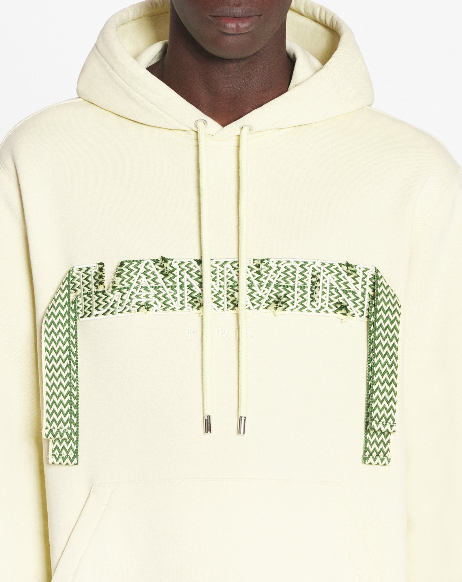 LANVIN CURB LACE LOOSE-FIT HOODIE - 5