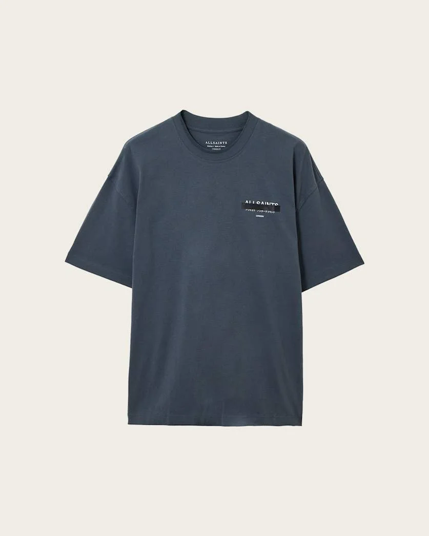 REDACT OVERSIZED EMBROIDERED LOGO T-SHIRT - 1