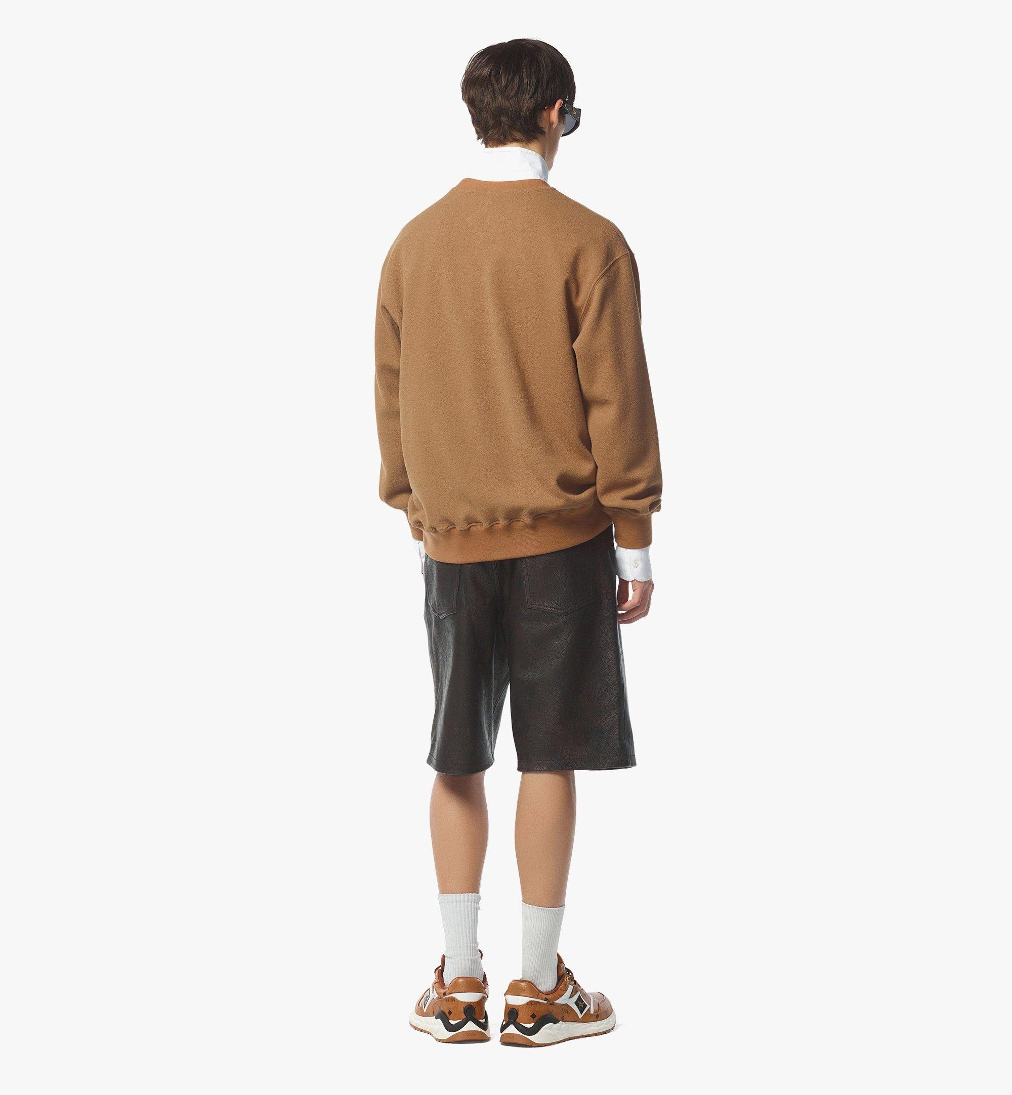 Logo Patch Bouclé Sweatshirt - 5