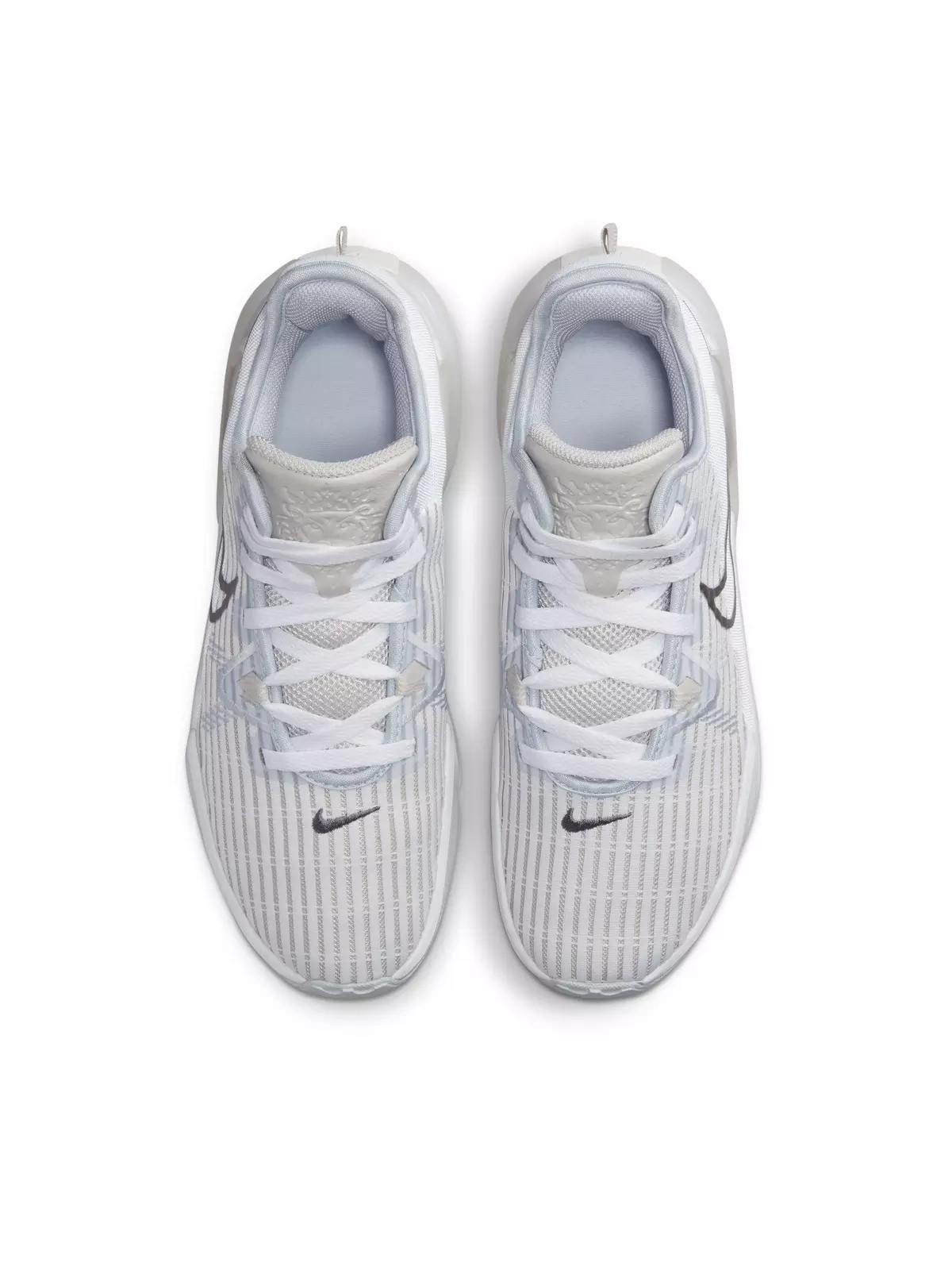 LeBron Witness 6 "Summit White/Metallic Pewter/Light Bone" Men's Basketball Shoe - 6