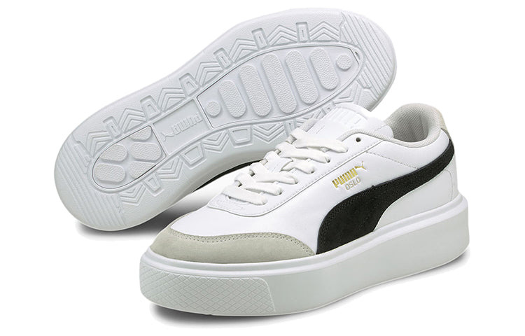 (WMNS) PUMA Oslo Maja Archive 'White Black' 375057-01 - 5