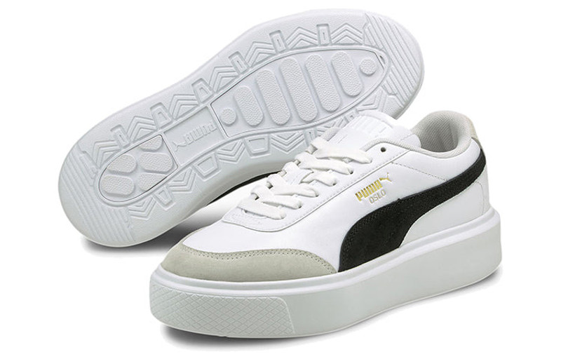 PUMA (WMNS) PUMA Oslo Maja Archive 'White Black' 375057-01 outlook