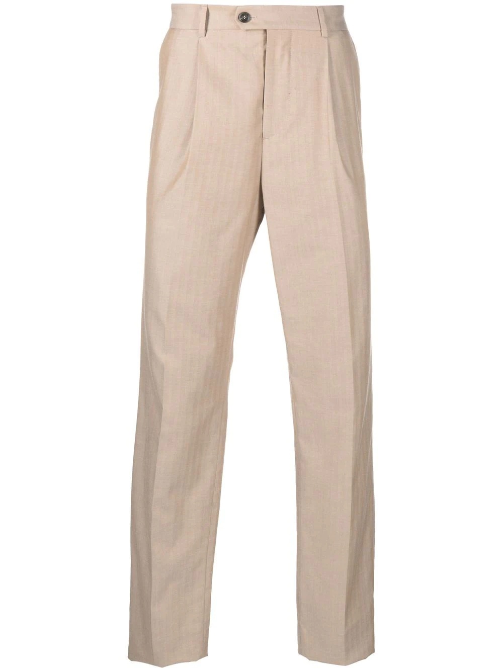 straight-leg cut chino trousers - 1