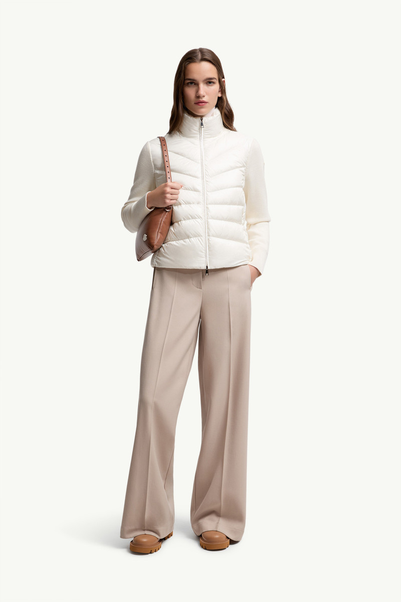 Moncler Padded Wool Cardigan outlook