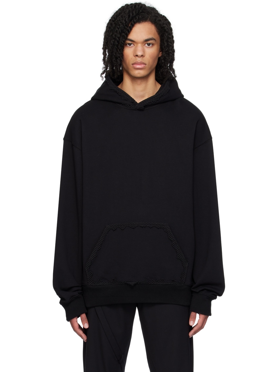 Black Spherical Hoodie - 1