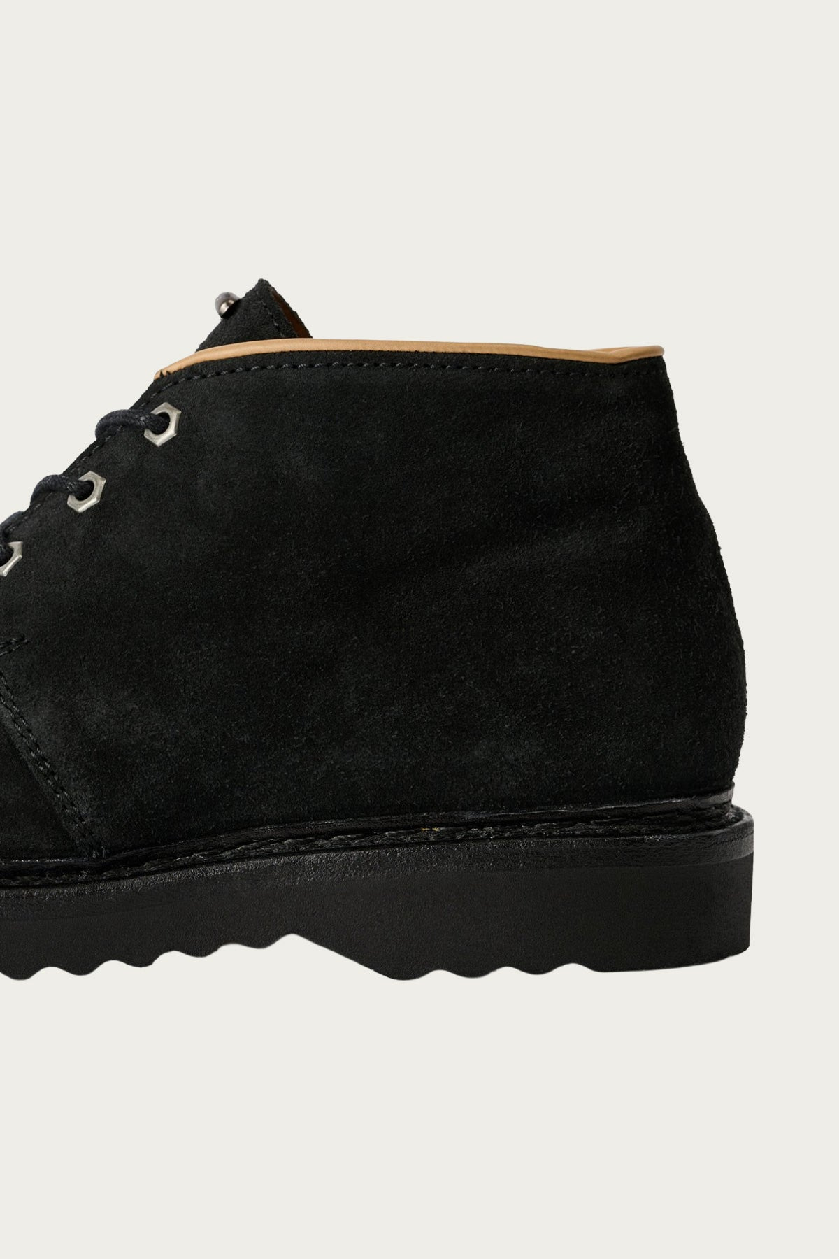 Chukka Boot - Dim Black Velour Suede - 4
