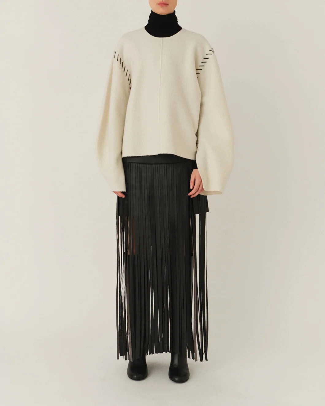 BROOKLYN FRINGE SKIRT - 2
