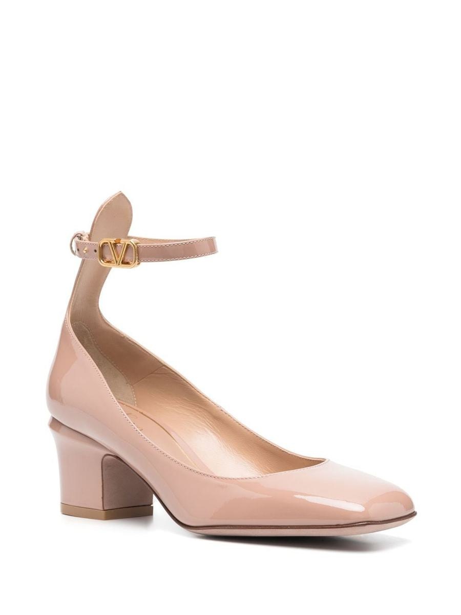 VALENTINO GARAVANI TAN-GO LEATHER PUMPS - 3