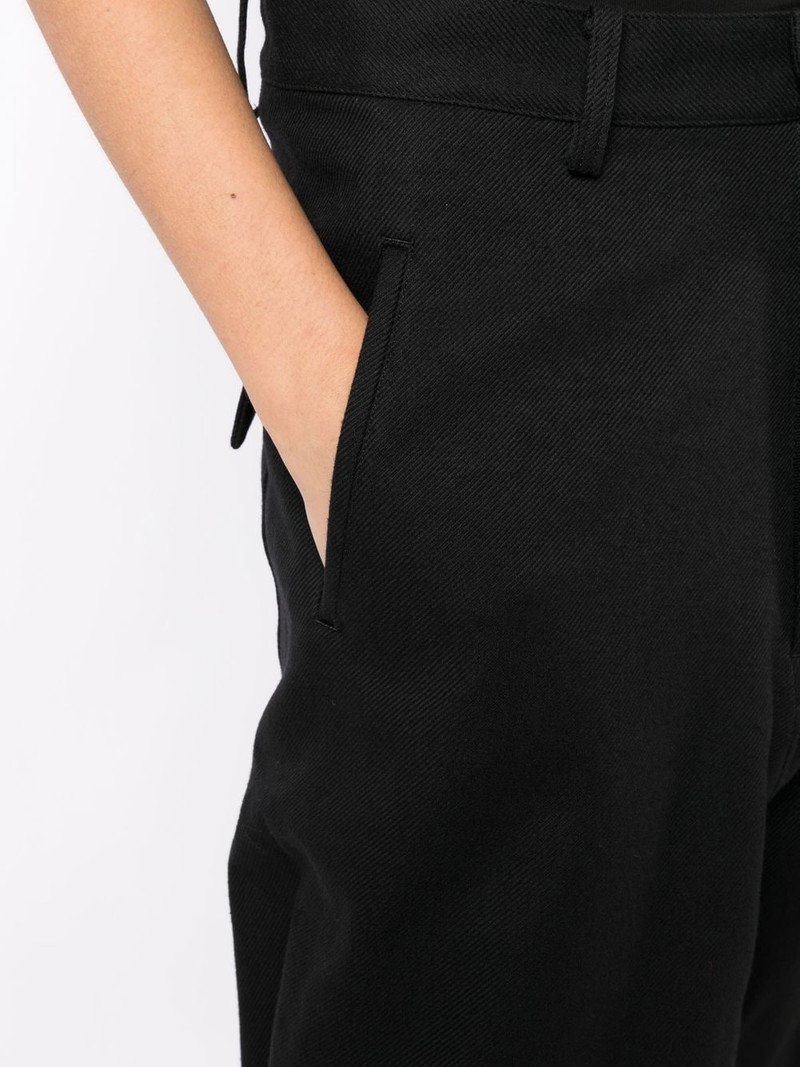 drop-crotch knee-length shorts 5